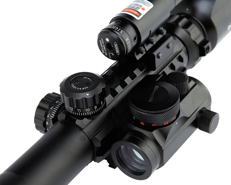 (image for) Tactical Rifle Scope Dual Illuminated Rifle Scope with Red Dot